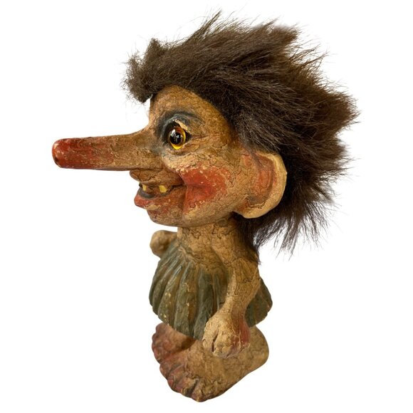 Vintage Norwegian Nyform Troll Doll Figurine Handmade in Norway - Picture 12 of 15